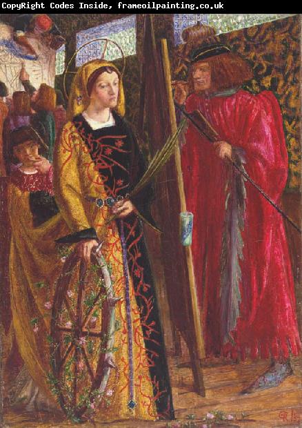 Dante Gabriel Rossetti St Catherine (mk28)
